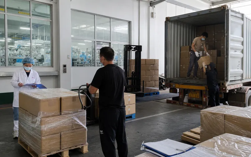 eztio export packaging and container loading