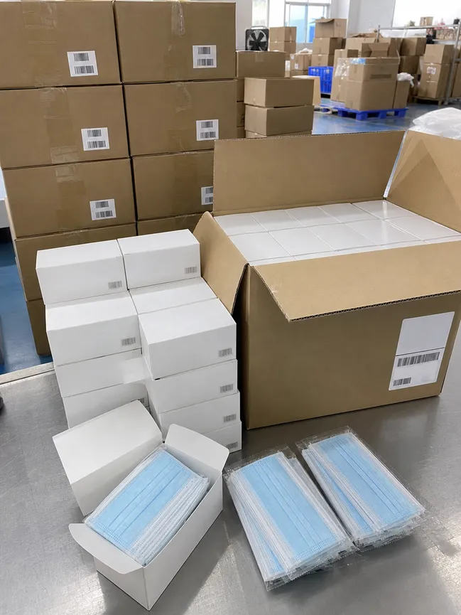 E-commerce and Amazon FBA ready packaging for disposable medical masks