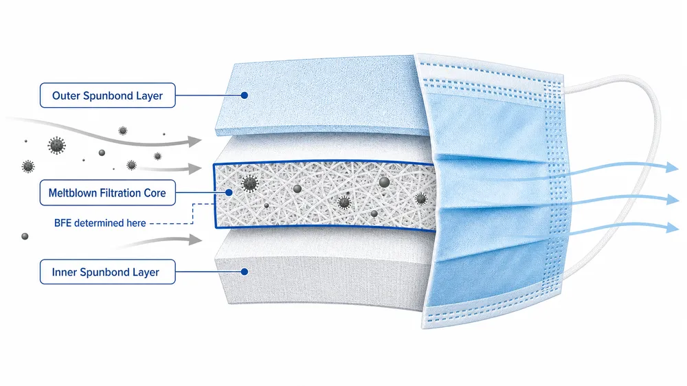 How to Verify BFE Performance on 3 Ply Disposable Medical Masks Before Accepting a Shipment