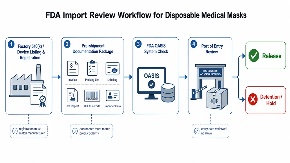 How to Source Disposable Medical Masks Without Failing FDA Import Review | eztio