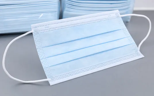 Ear Loop Disposable Medical Mask with ultrasonically welded attachment