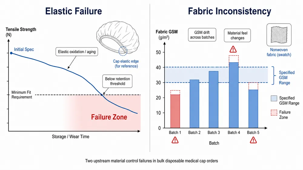 How to Source Disposable Medical Caps in Bulk: Avoiding Elastic Failure and Fabric Inconsistency