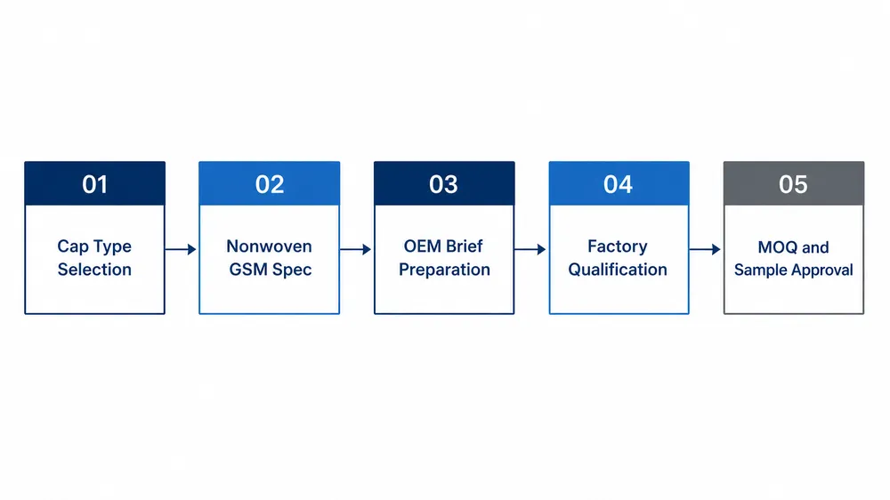 How to Build a Private-Label Medical Cap Line Without Minimum Order Traps | eztio