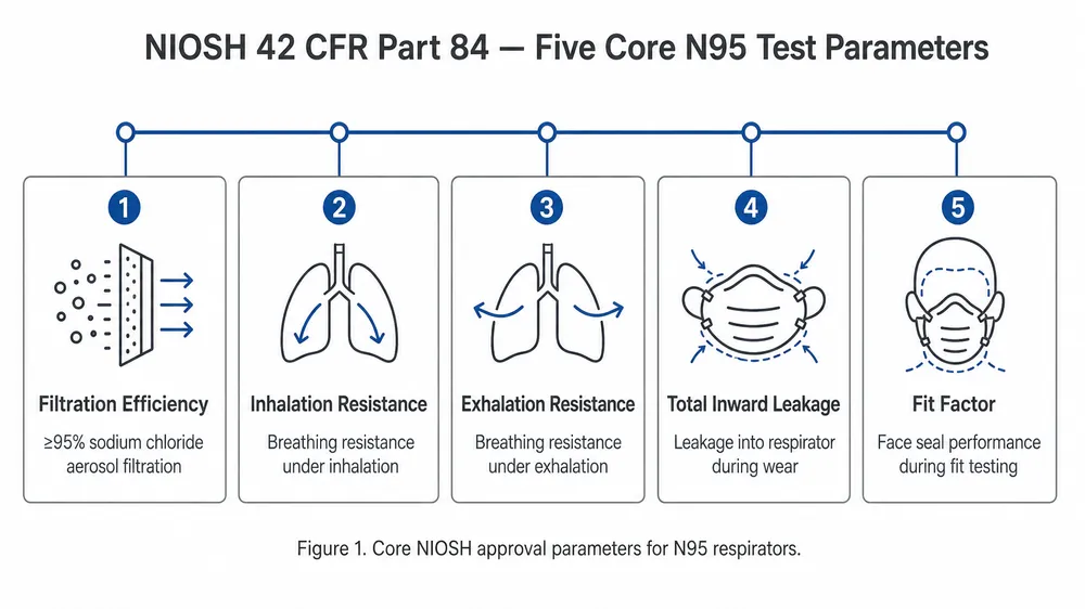 Disposable N95 Medical Mask NIOSH Certification Breakdown: What Each Test Parameter Means for Buyers