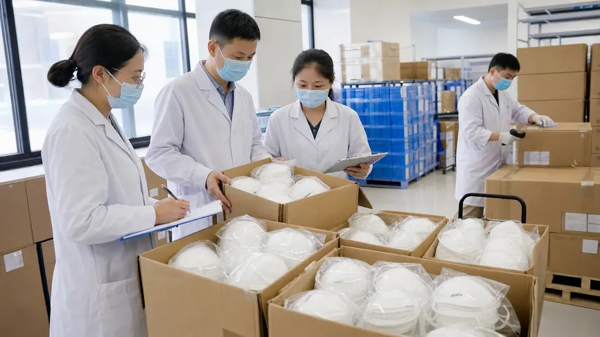 Hospital group procurement supply chain for N95 medical masks