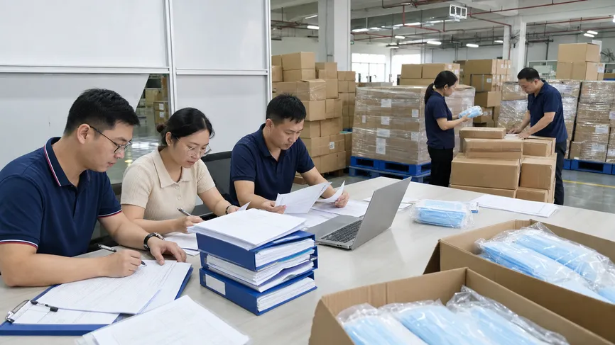 Government tender documentation and medical mask stockpile logistics