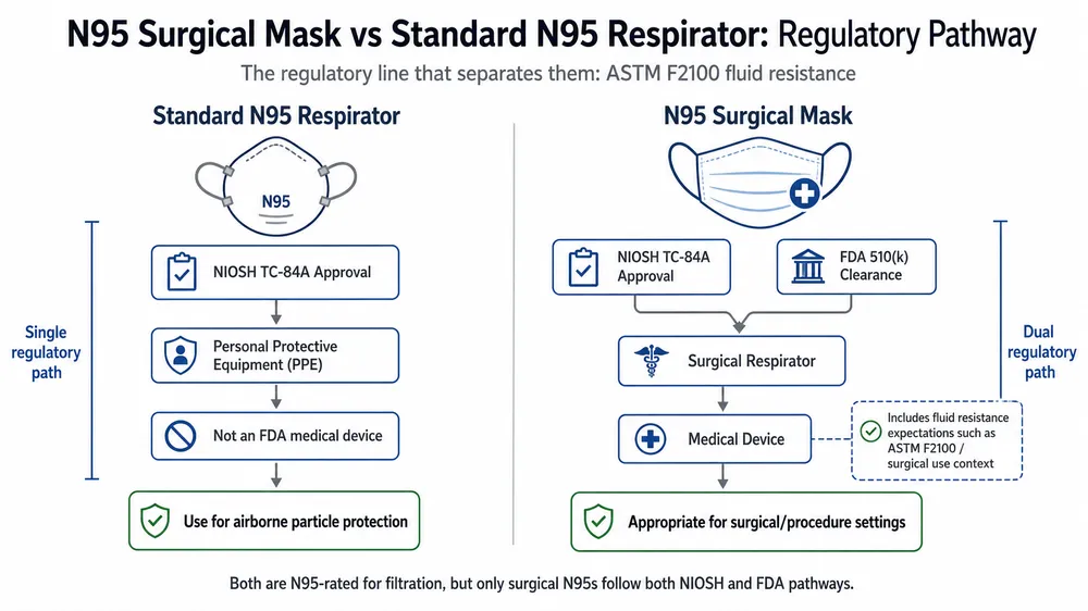 N95 Surgical Mask vs Standard N95 Respirator: Key Differences for Hospital Procurement Teams