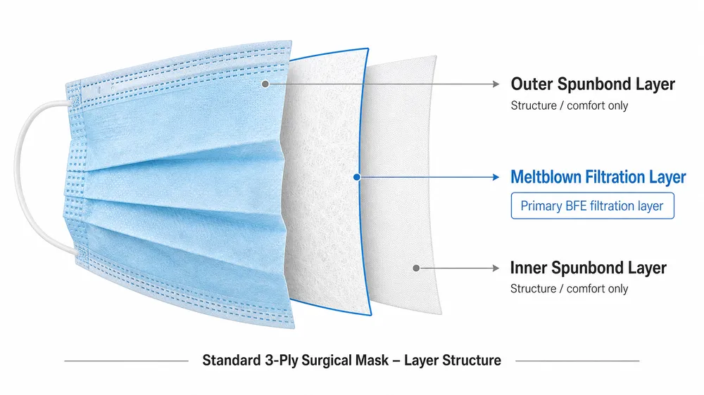 Why Meltblown Fabric Quality Determines Whether Your Surgical Mask Order Passes BFE Testing | eztio